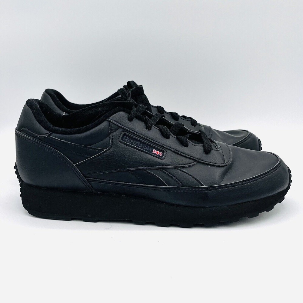 Reebok Classic Renaissance Black Tennis Shoes Size 10 Sneakers Men. Nice EUC